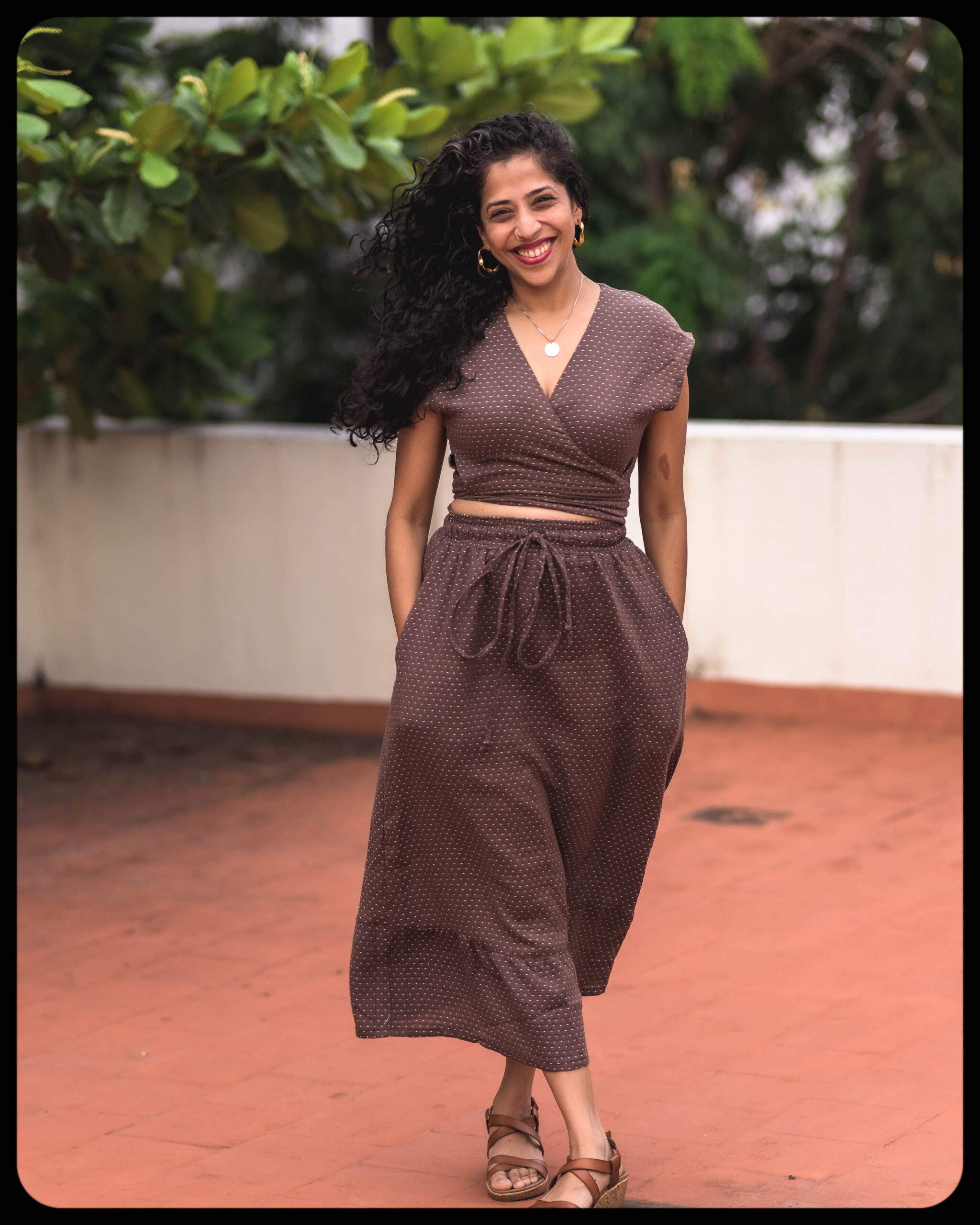 Paula Knot top and Mave Skirt The Maker Studio